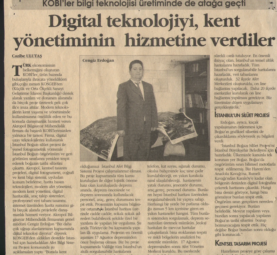 Dijital teknolojiyi kent yönetiminin hizmetine verdiler