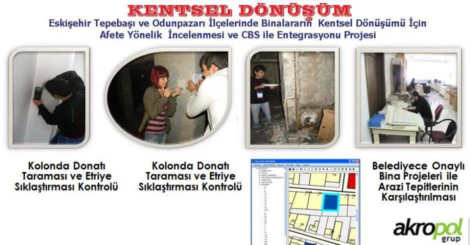 Tepebaşı / Odunpazarı · bina incelemesi ve CBS entegrasyonu