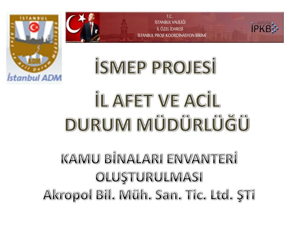 İSMEP kamu binaları envanteri · arşiv proje başlığı